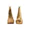 Hello Honey® 9" Gold Iron Snail Bookends Set